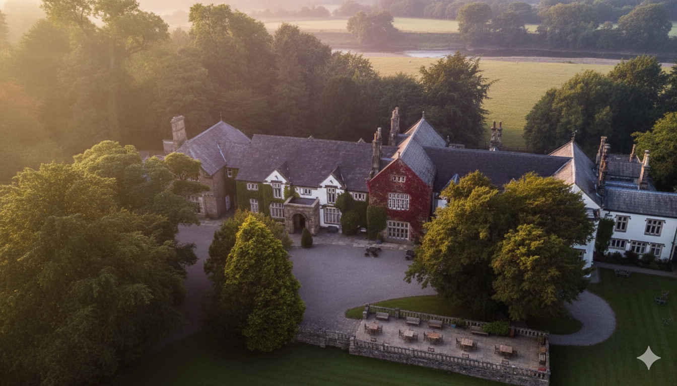 overhead view of mitton hall