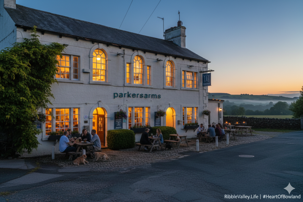Parkers Arms at evening