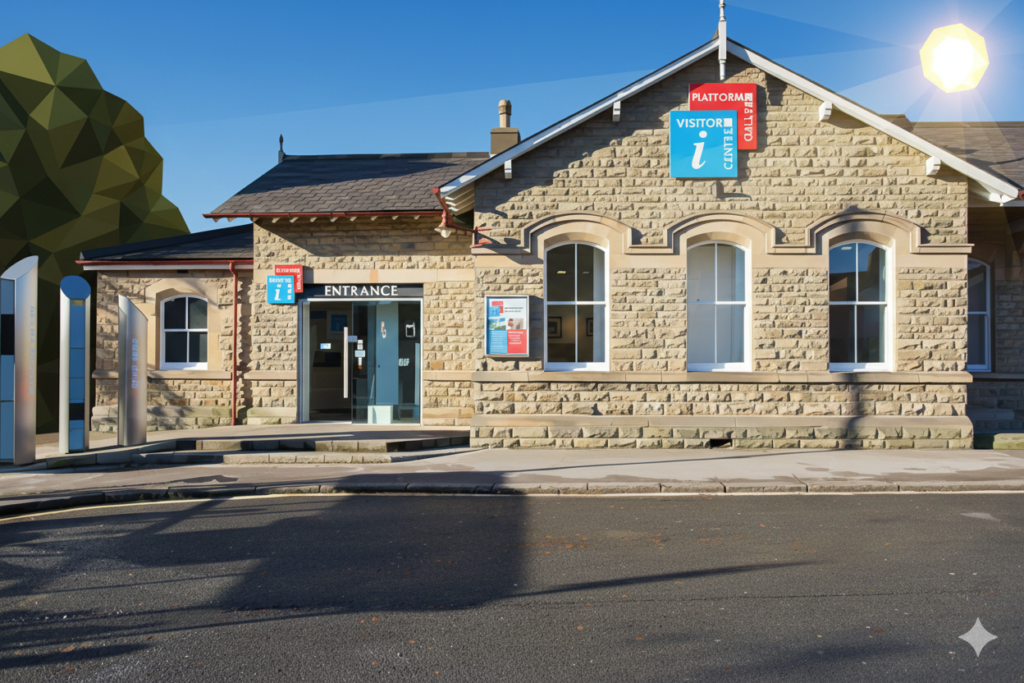 the front of the platform gallery clitheroe