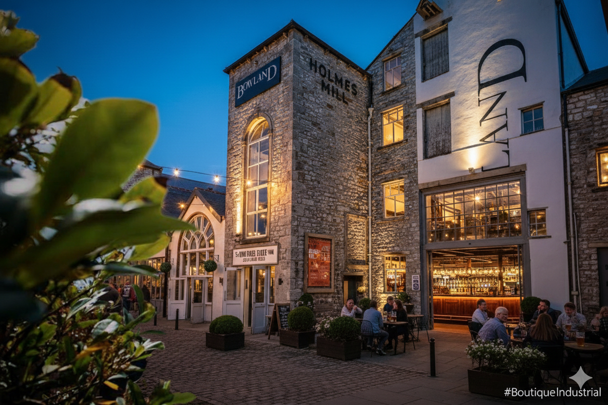 the exterior of the spinning block