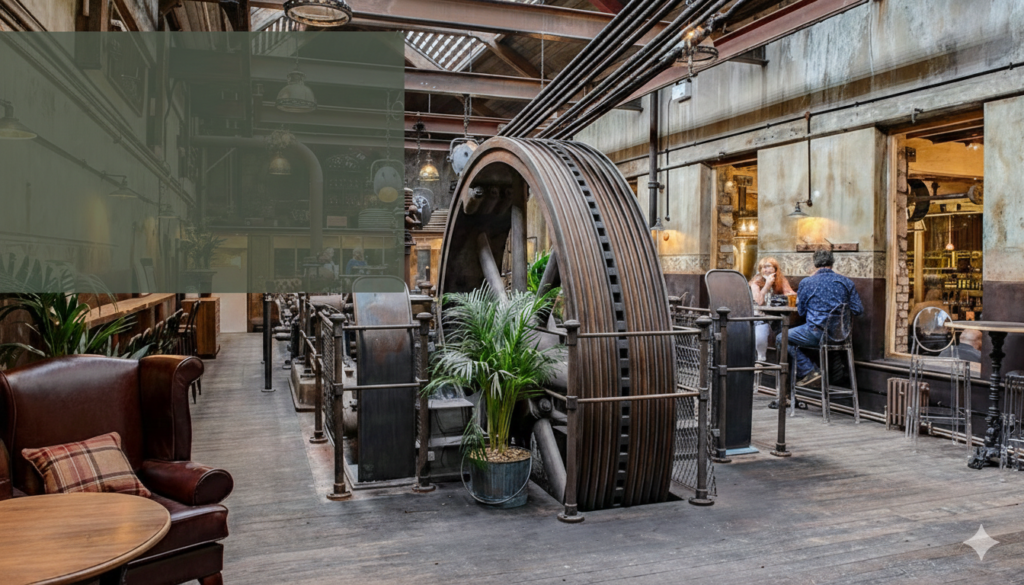 the engine room at holmes mill