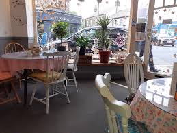 interior of the apricot meringue