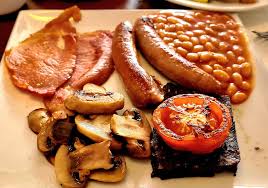 great looking cooked breakfast at blueberries cafe clitheroe