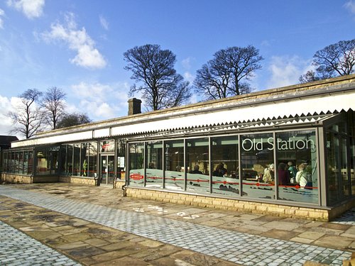 outside the old station cafe longridge