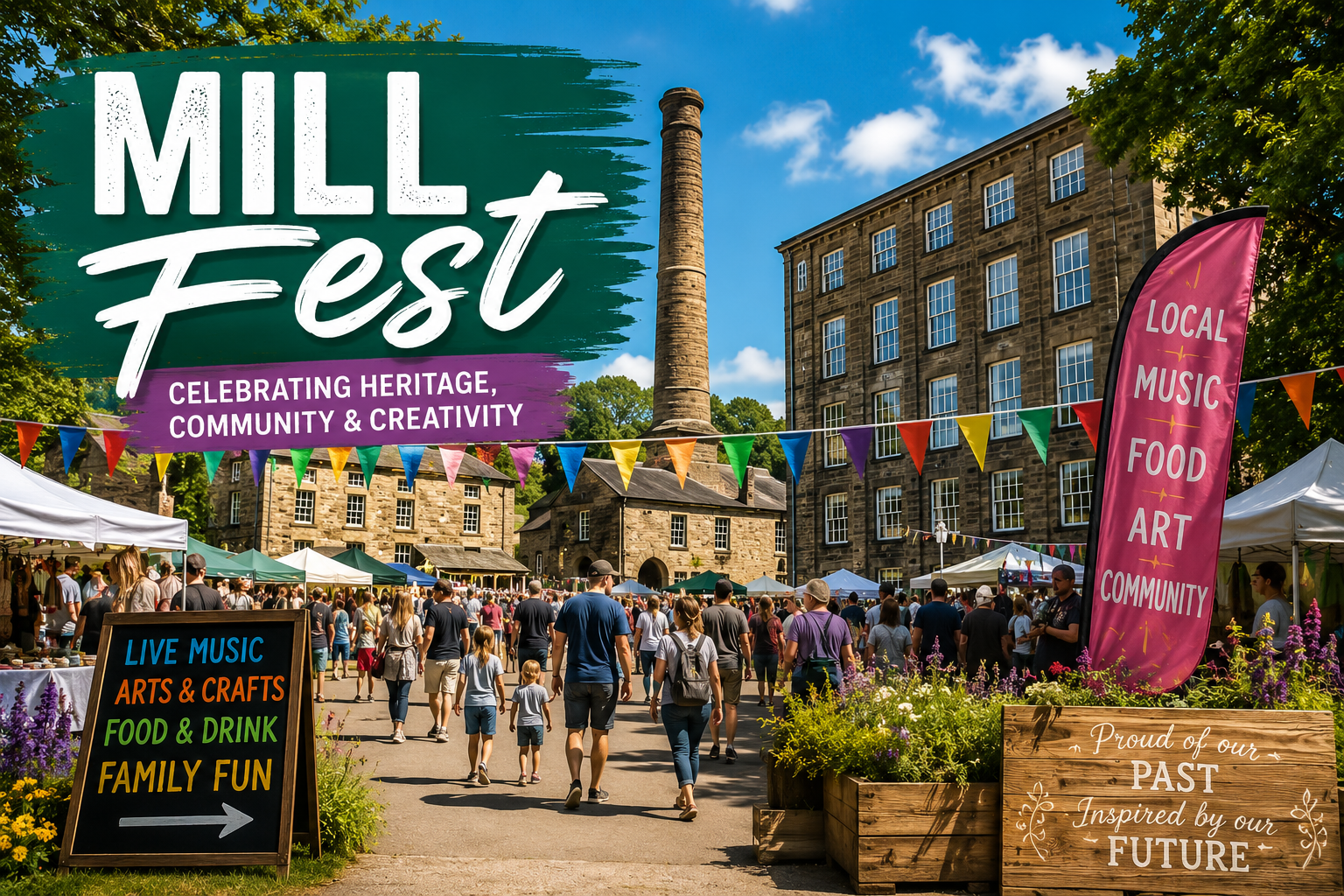 Mill Fest Ribble Valley 2026 | Family Festival, Live Music & Local Food 25/7/2026 6 Mill Fest Ribble Valley 2026 | Family Festival, Live Music & Local Food 25/7/2026