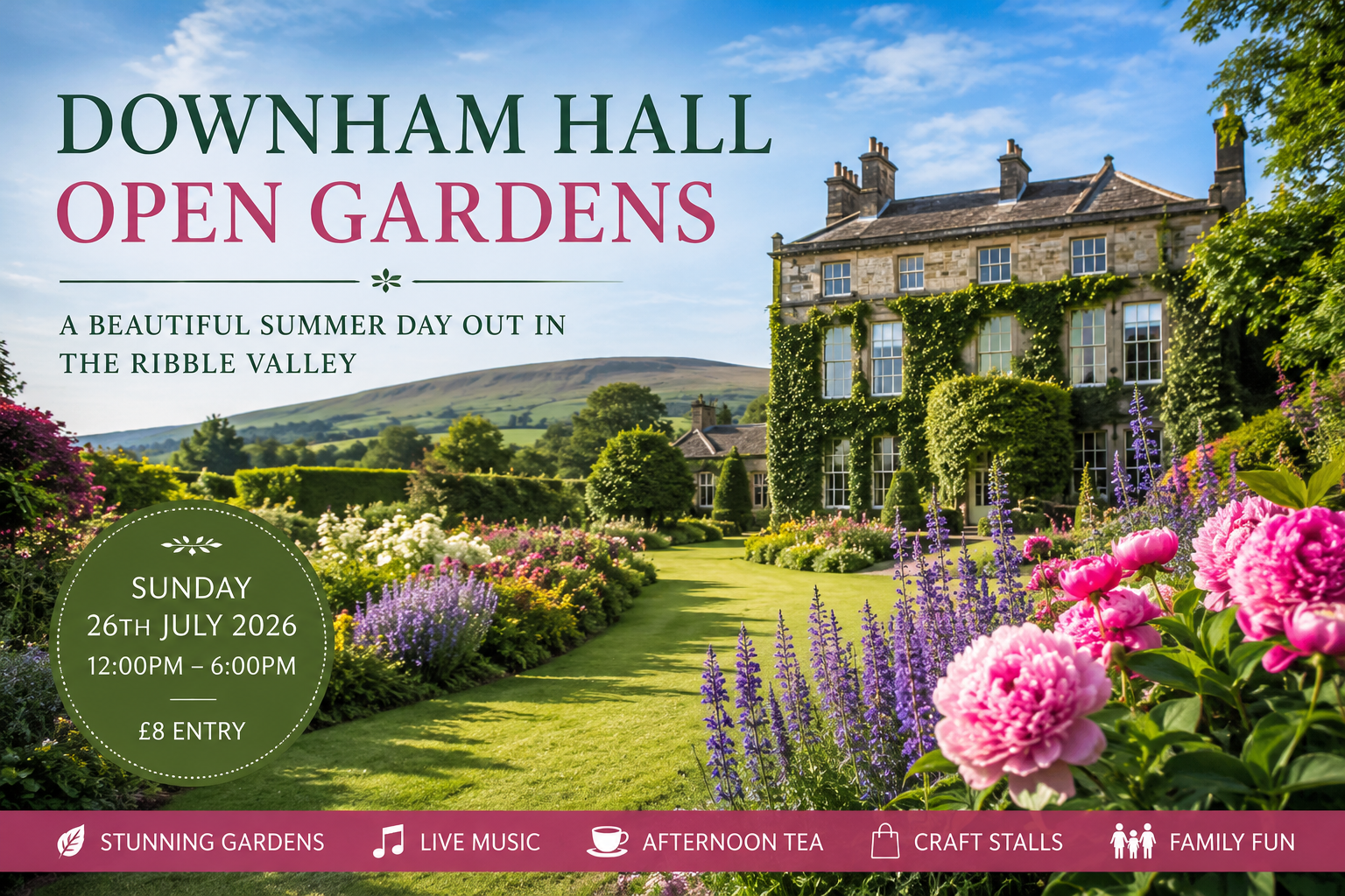 Downham Hall Open Gardens 2026 | Beautiful Gardens in the Ribble Valley 3 Downham Hall Open Gardens 2026 | Beautiful Gardens in the Ribble Valley