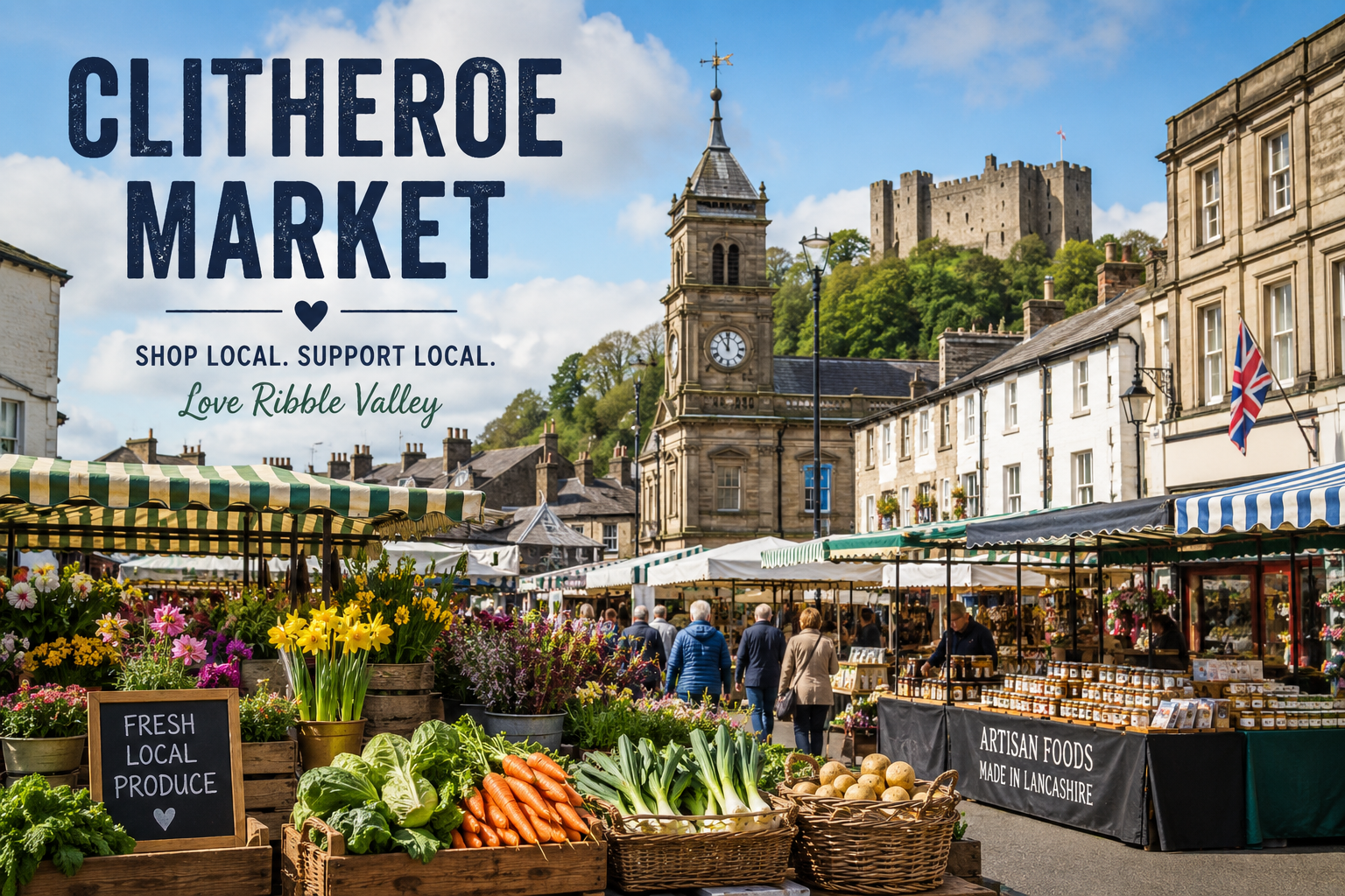Clitheroe Market Guide 2026 | Market Days, Shopping & Local Produce 4 Clitheroe Market Guide 2026 | Market Days, Shopping & Local Produce